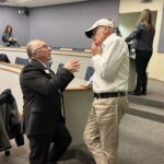 Participants at the February 2, 2024, Universities of Wisconsin Shared Governance Council meeting at the Pyle Center on the University of Wisconsin-Madison campus.