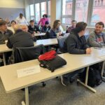 Participants at the February 2, 2024, Universities of Wisconsin Shared Governance Council meeting at the Pyle Center on the University of Wisconsin-Madison campus.