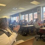 Participants at the Shared Governance Council meeting in Madison on May 3, 2024