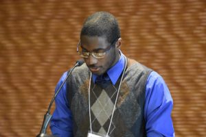 2017 Alliant Energy/Errol B. Davis, Jr. Award David Ababio Speaking Photo