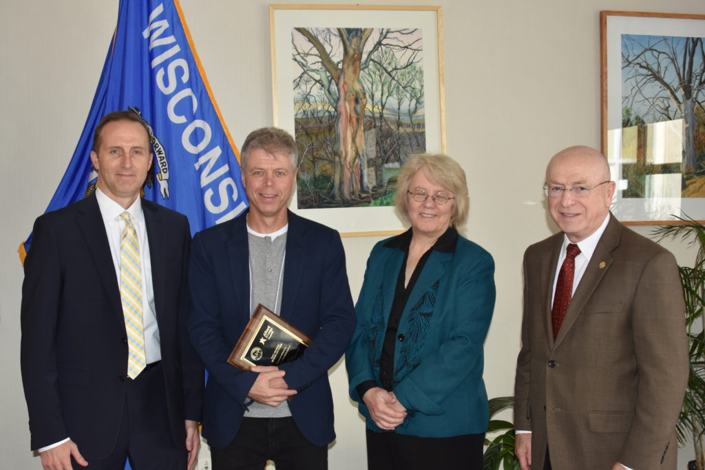 From left: Robert Durian, Paul Hooker, Karen Schmitt, Ray Cross