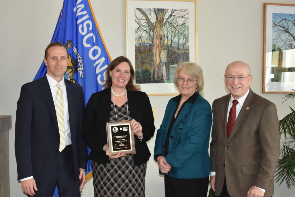 From left: Robert Durian, Valerie Murrenus Pilmaier, Karen Schmitt, Ray Cross