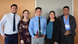 Group photo of Luis Balleno and his guests