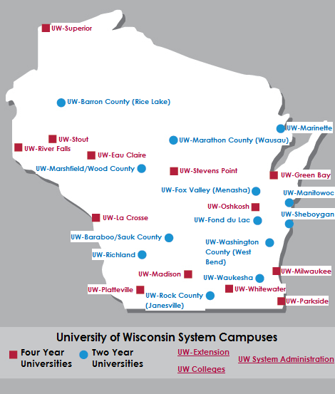 UW Stout Campus Map