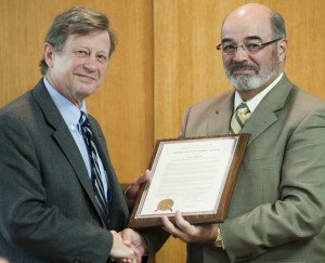 James Steinbach and  Regent Michael Falbo 