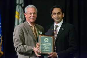 Regent Bartel with UW-Green Bay's Dr. Regan Gurung