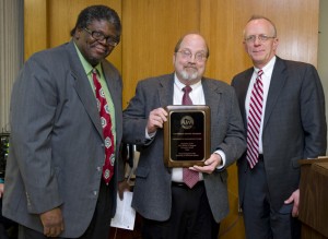 Director Jeff Vahlbusch and Faculty Fellow David Jones from the Eau-Claire Honors Program