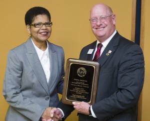 Photo of Freda Briscoe and Regent Higgins