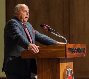 Photo of Barry Alvarez, UW-Madison athletic director