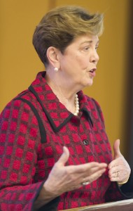 Molly Corbett Broad, president of the American Council on Education (ACE)
