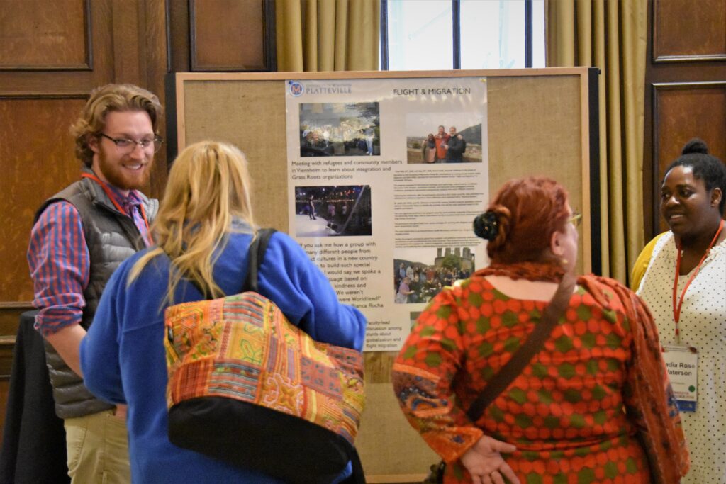 student poster presenters