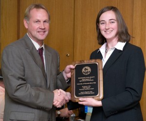 Professor Nate Splett and Regent Thomas