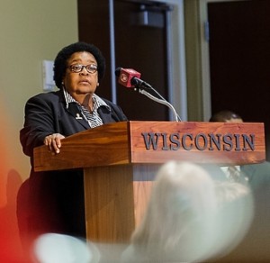 Photo of Jacqueline DeWalt, Executive Director of UW-Madison's PEOPLE, 2014 Diversity Award program winner