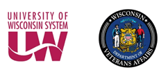 Logos ofr UW System and WDVA