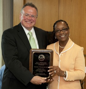 Paul Thomas with Regent Womack