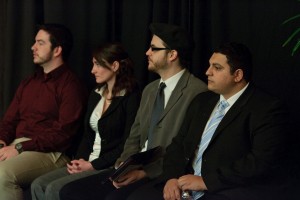 Michael Brzeski, Veronica Rigo, Joe Sacco, and Mina Saeed