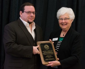 Dr. Gregory S. Aldrete and Regent Margaret Farrow