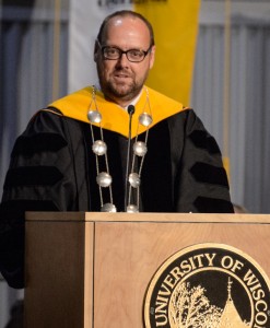 Chancellor Leavitt at his inauguration