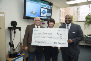 AT & T $5,000 grant given to UW-Parkside in the Maker's Space.