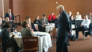 Kirwan leading a workshop with the Board of Regents