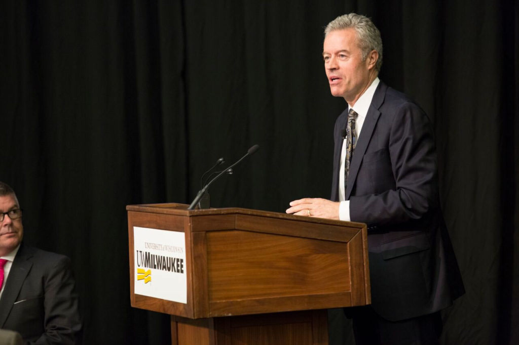 Photo of UW-Milwaukee Chancellor Mark Mone