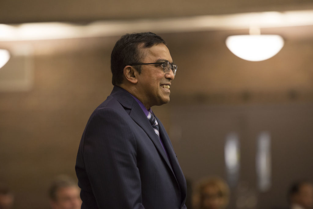 Photo of Kirthi Premadasa, Associate Professor, Mathematics Department, UW-Baraboo/Sauk County, UW Colleges, recipient of 2018 Regents Teaching Excellence Award