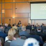 Photo of Chancellor Debbie Ford welcoming the Board of Regents at its October 2018 meeting hosted by UW-Parkside