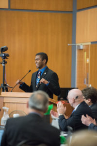 Photo of Siva Shankar, UW-Parkside physics major