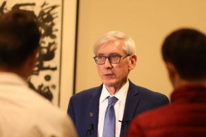 Photo of Regent and Governor-elect Tony Evers taken at UW System Board of Regents meeting hosted by UW-La Crosse in December 2018