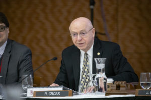 Photo of UW System President Ray Cross at the March 7, 2019, Board of Regents meeting 