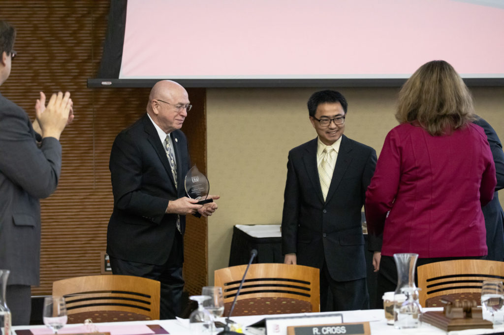 Photo of 2019 Regent Scholar Yijun Tang, associate professor of Analytical Chemistry at UW-Oshkosh. (Photo by Craig Wild/UW-Madison)