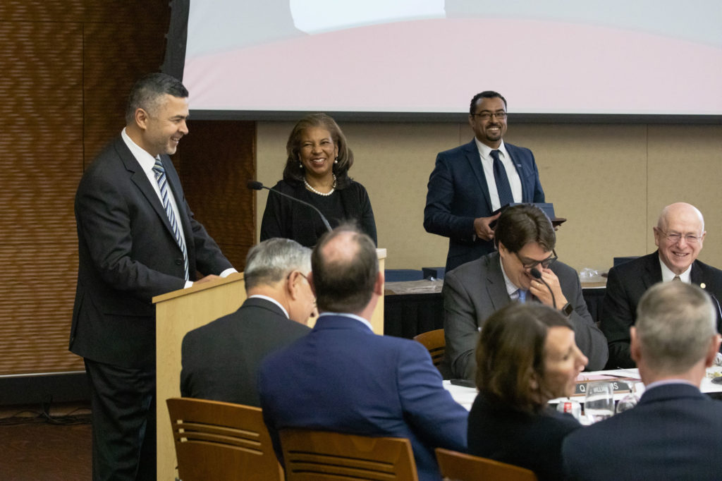 Photo of 2019 Regent Scholar co-recipient Dr. Zaid Altahat, assistant professor of Computer Science at UW-Parkside. (Photo by Craig Wild/UW-Madison)