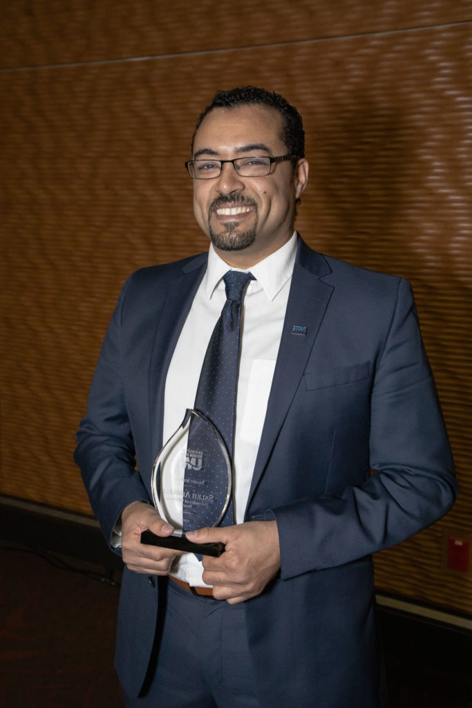 Photo of 2019 Regent Scholar co-recipient Saleh Alnaeli, assistant professor of Computer Science at UW-Stout. (Photo by Craig Wild/UW-Madison)