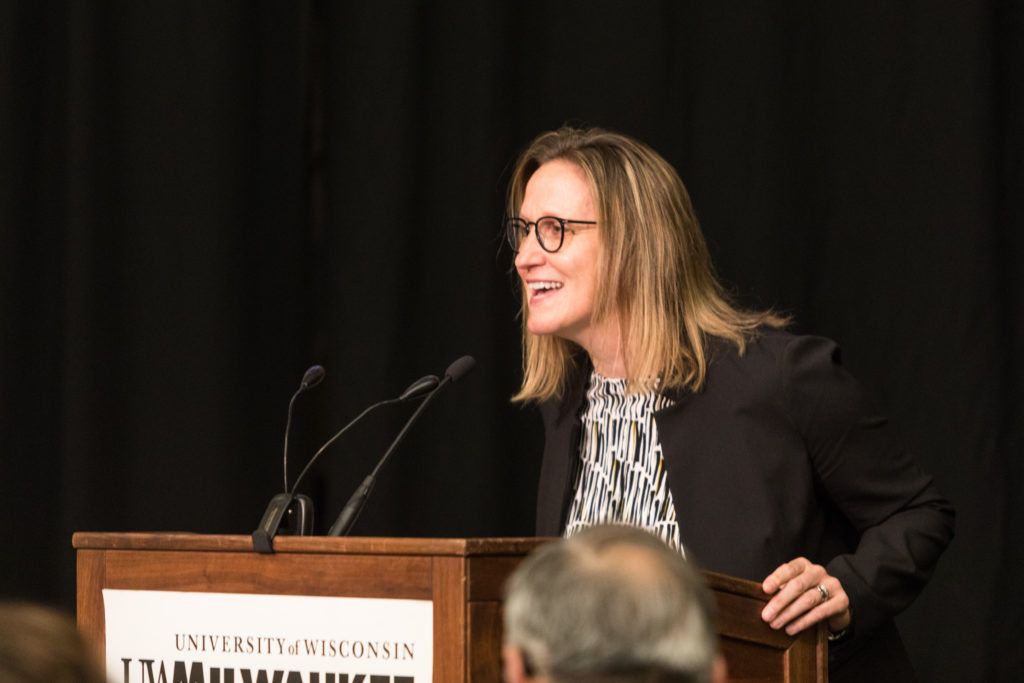 Photo of UW-Milwaukee Athletic Director Amanda Braun