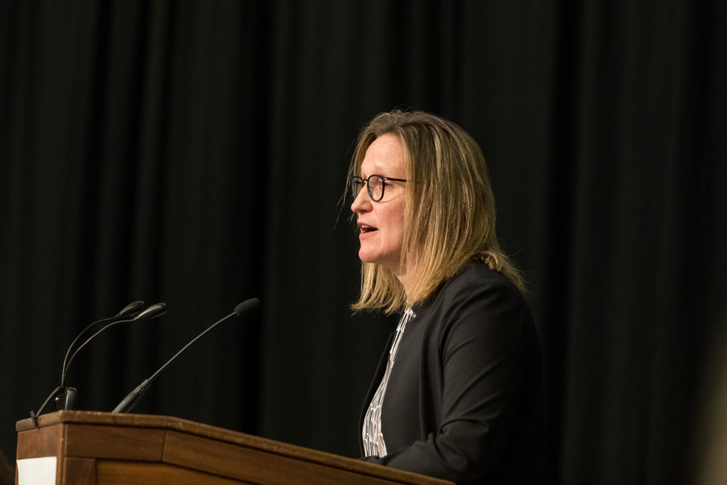 Photo of UW-Milwaukee Athletic Director Amanda Braun