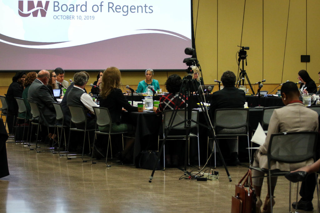 Photo of UW-Superior hosting the Board of Regents at its October 10-11, 2019, meeting.