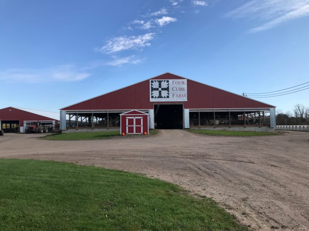 Photo of Four Cubs Farm, which has been in the Peterson family since 1877.