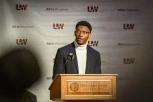 Photo of UW-Madison undergraduate Kevin Crosby 