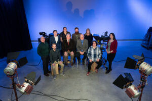 Photo of UW Oshkosh Department of Radio TV Film faculty