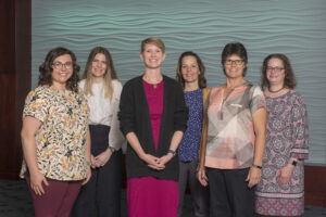 Photo of Center for Excellence in Teaching and Learning staff at UW-Eau Claire, recipient of Board of Regents 2022 Academic Staff Excellence Award