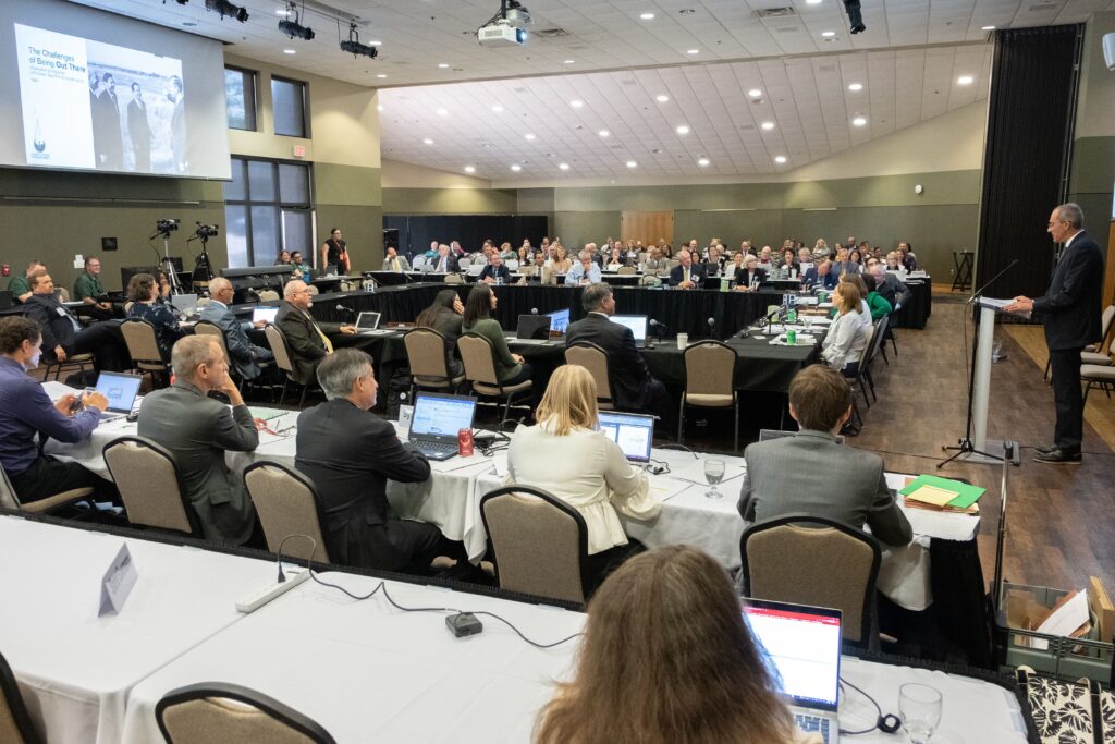 Photo of UW-Green Bay hosting the August 2022 Board of Regents meeting.