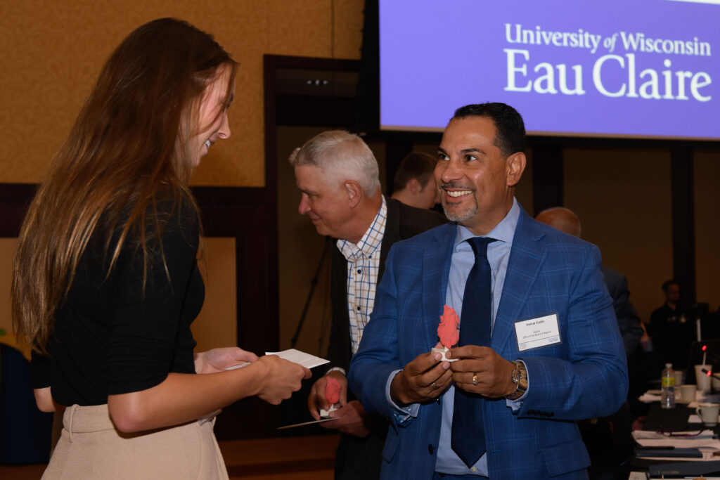 Photo from Board of Regents meeting hosted by UW-Eau Claire, September 29, 2022,