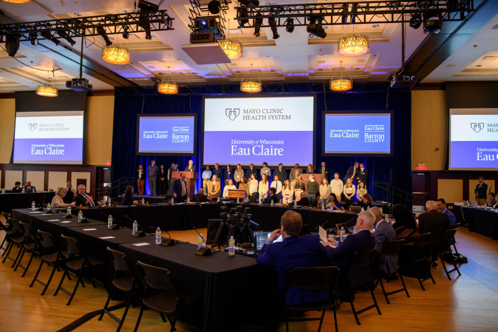 Photo from Board of Regents meeting hosted by UW-Eau Claire, September 29, 2022,