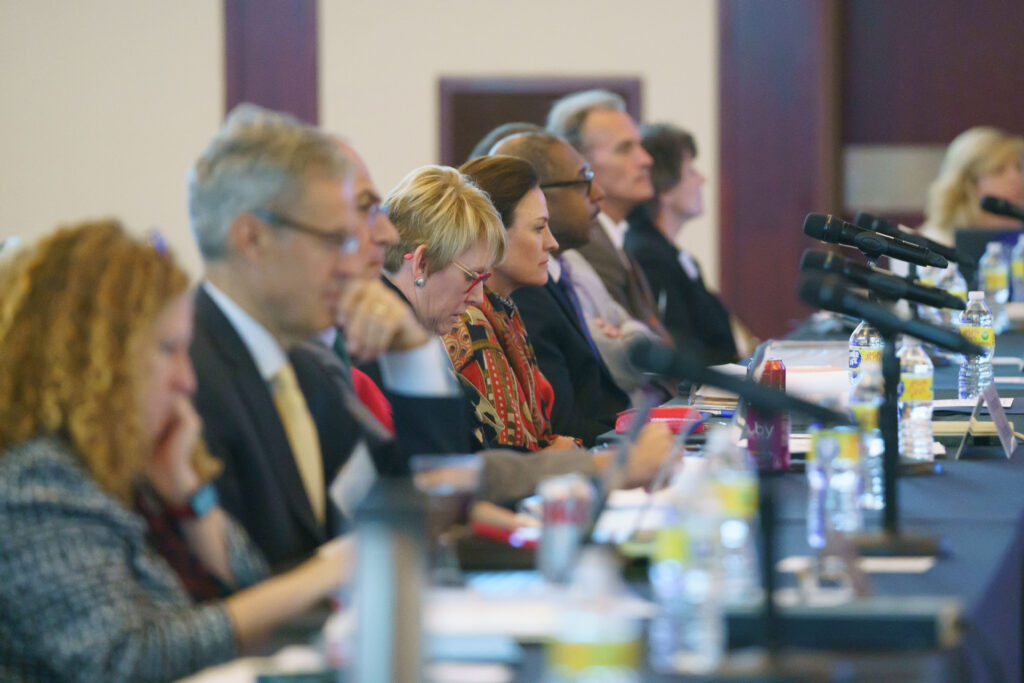 Photo from Board of Regents meeting hosted by UW-Eau Claire, September 29, 2022,