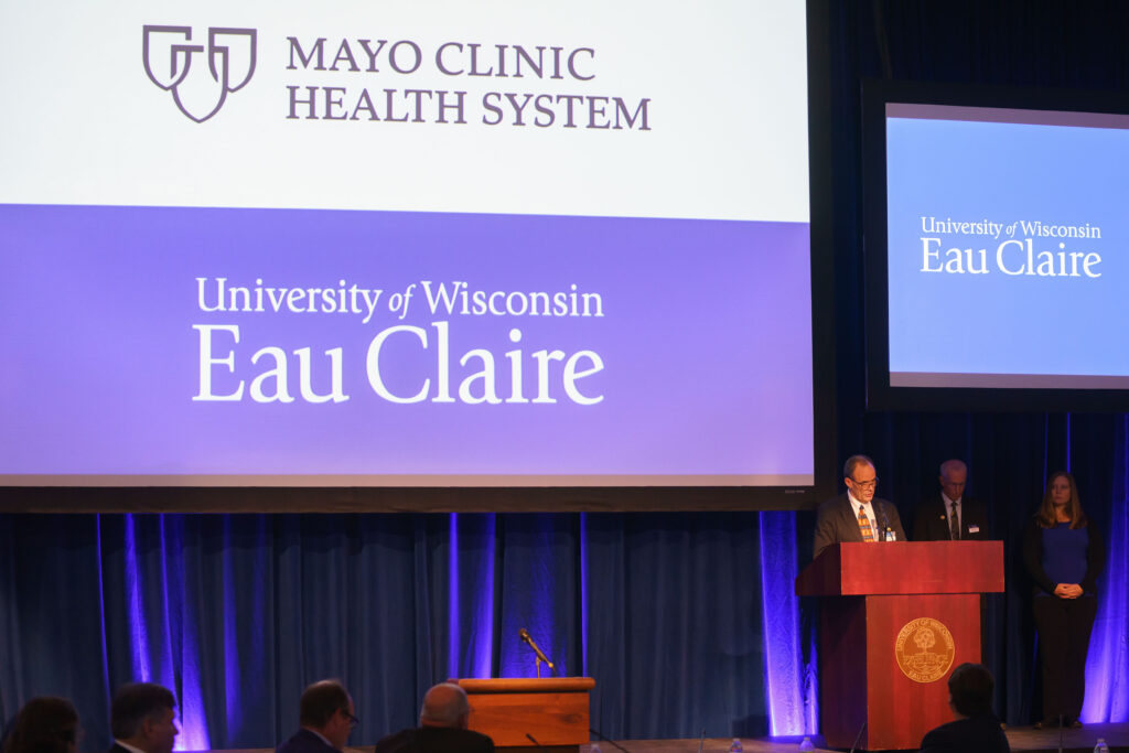 Photo from Board of Regents meeting hosted by UW-Eau Claire, September 29, 2022