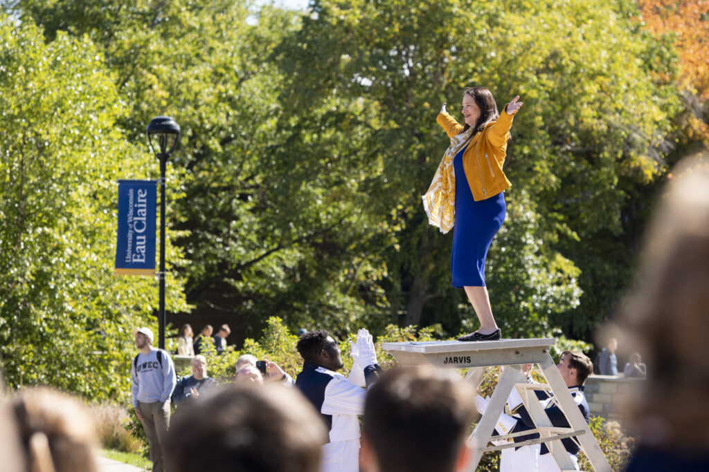 Photo from Board of Regents meeting hosted by UW-Eau Claire, September 29, 2022,