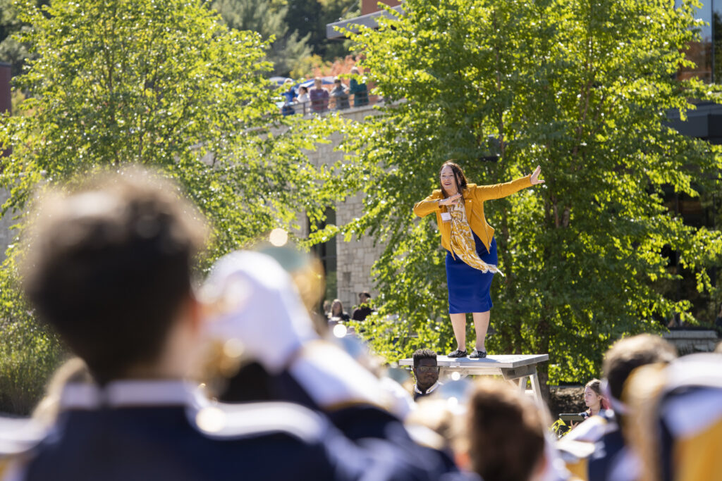 Photo from Board of Regents meeting hosted by UW-Eau Claire, September 29, 2022,