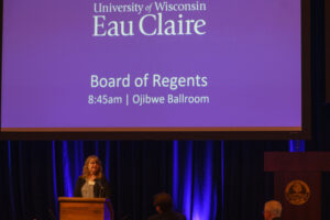 Photo from Board of Regents meeting hosted by UW-Eau Claire, September 30, 2022