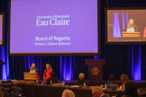 Photo from Board of Regents meeting hosted by UW-Eau Claire, September 30, 2022