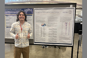 Photo of UW-Eau Claire student researcher